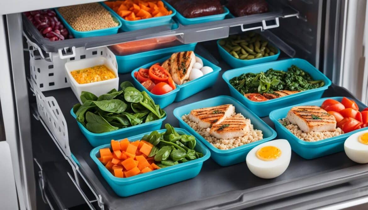 High-protein meal prep for weight loss
