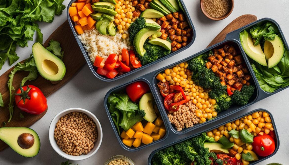 High-protein vegetarian meal prep