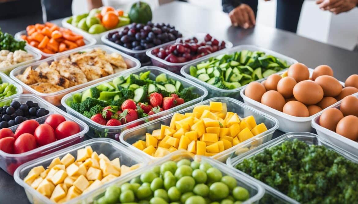 Weekly meal prep for weight loss