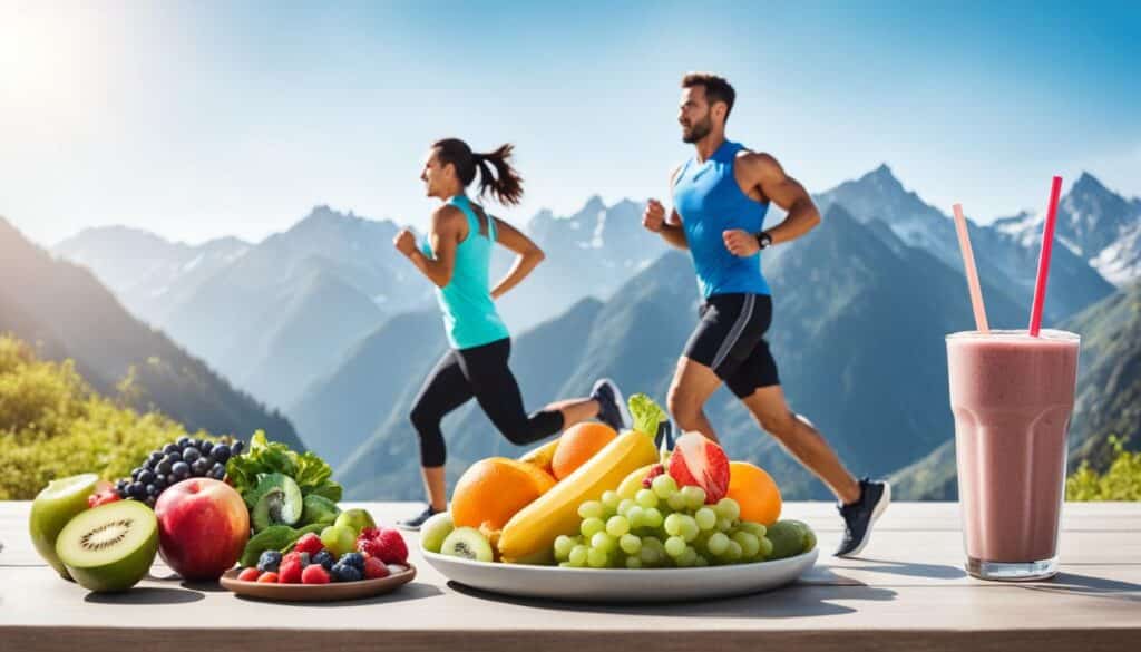 balanced diet and exercise routine