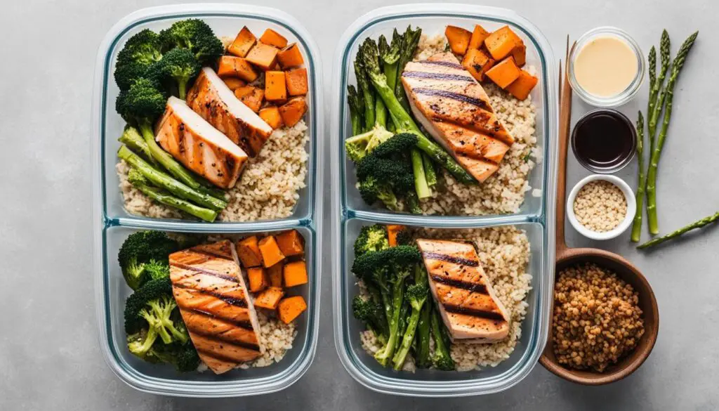 portion-controlled meal prep containers