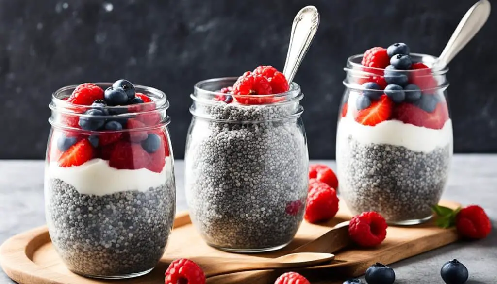 Low-carb chia seed pudding
