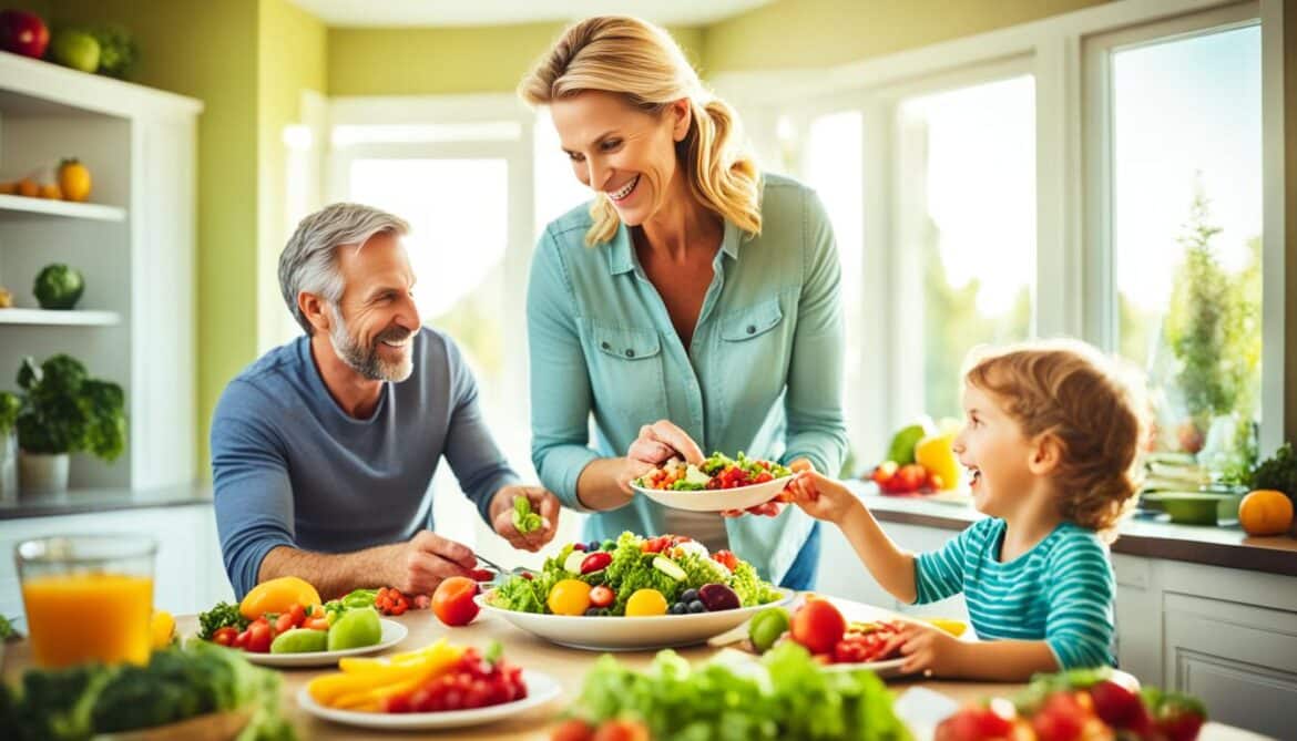 your family would like to develop healthier eating habits