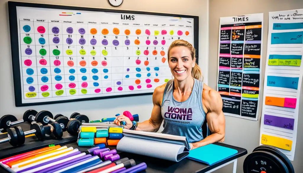 creating fitness class schedule template